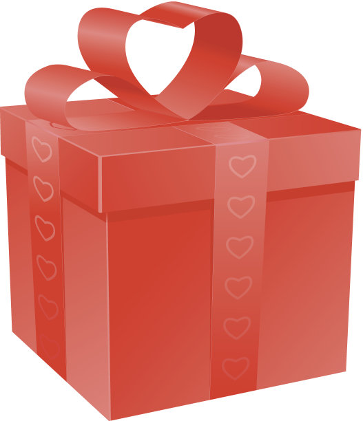 爱的礼物向量图片下载