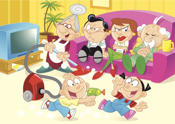 家庭晚上图片下载