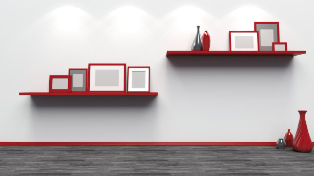 现代室内组成。照片和花瓶图片下载