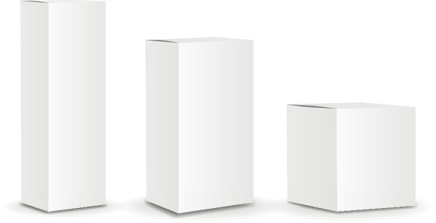 空白包装盒套。向量图片下载