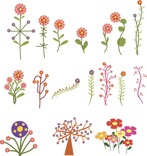 配上复古鲜花图片下载