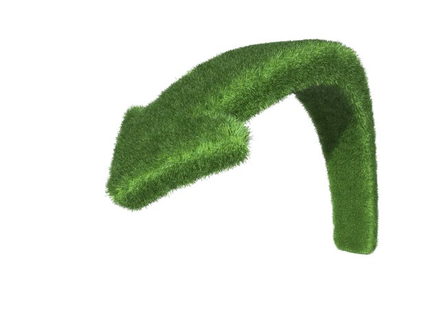 草地上的箭头图片下载