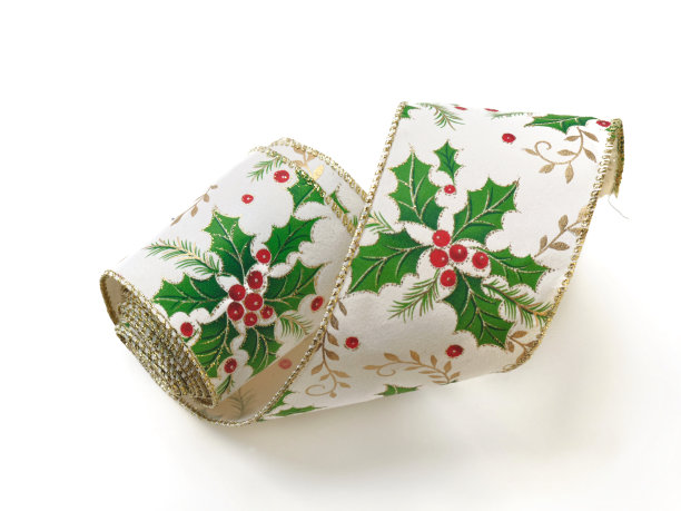 丝带与冬青图片下载