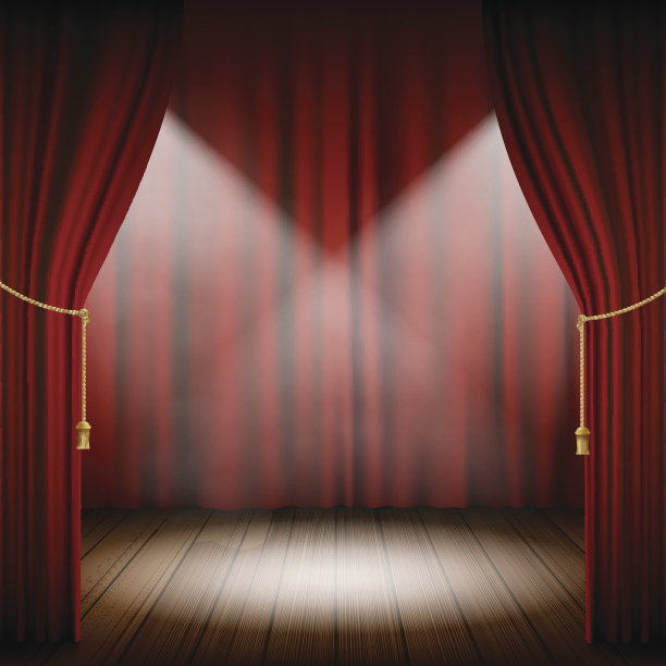 现场与窗帘素材图片