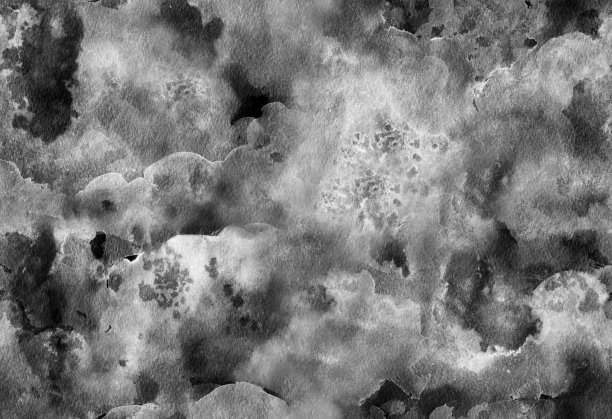 抽象墨水无缝图案与斑点图片下载