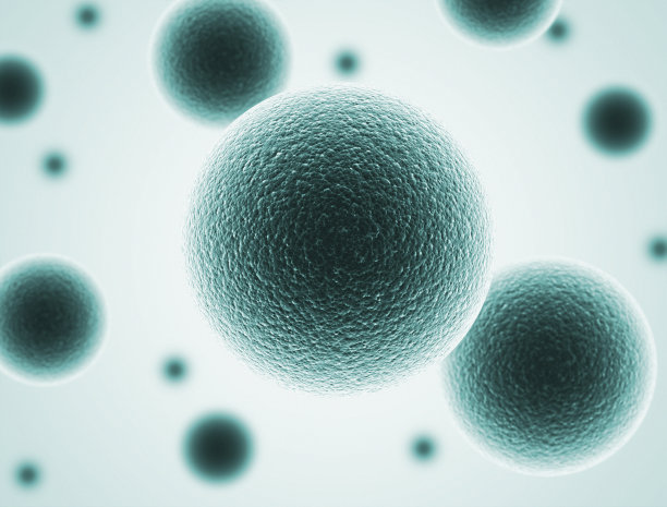 病毒细胞特写镜头图片下载