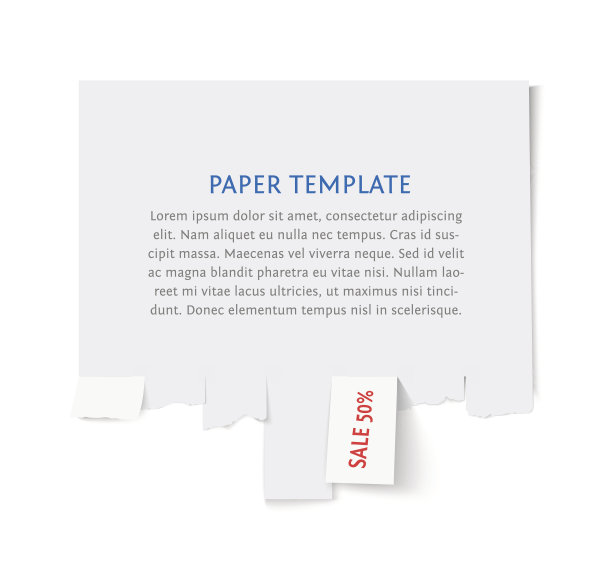 撕下条纹纸的街头广告图片下载