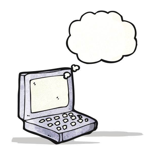 卡通笔记本电脑图片下载