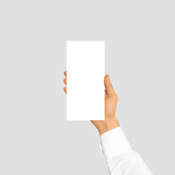 手里拿着空白传单小册子小册子图片下载