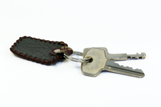 两把钥匙和钥匙链图片下载