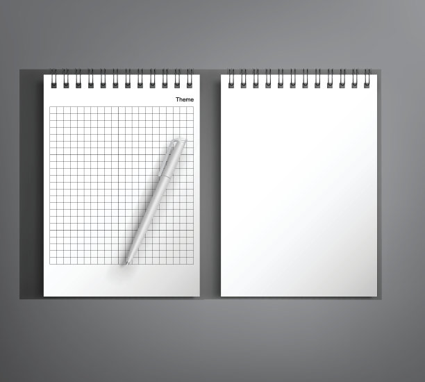 用笔记本和笔模拟图片下载