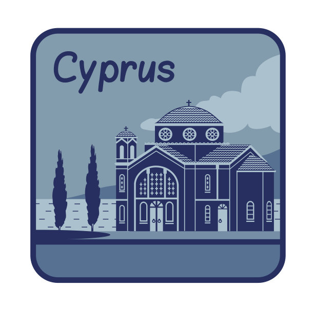 插图与阿吉欧斯乔治教堂在塞浦路斯图片下载