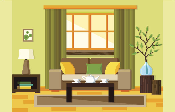 平的客厅图片下载