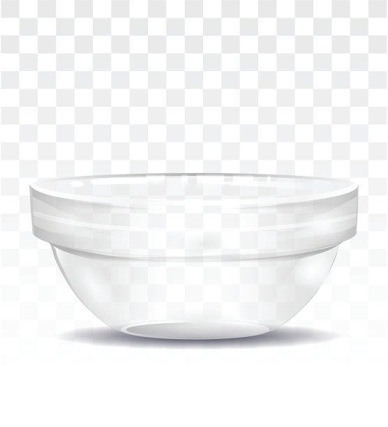 透明的沙拉碗。图片下载