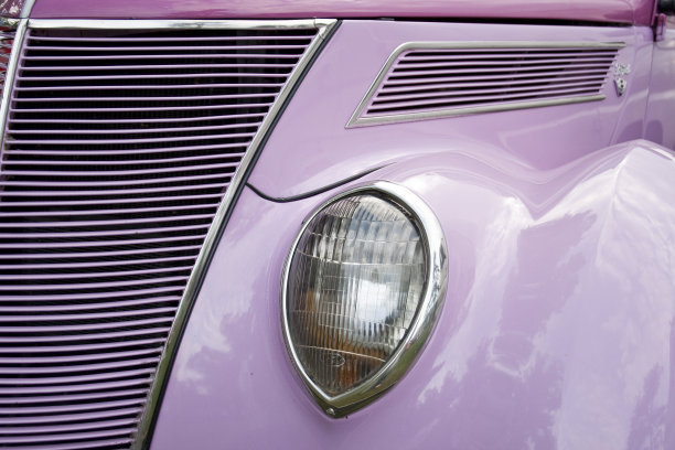 古董车前灯图片下载