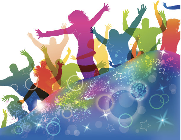 青少年的生活方式。跳舞的年轻人。图片下载