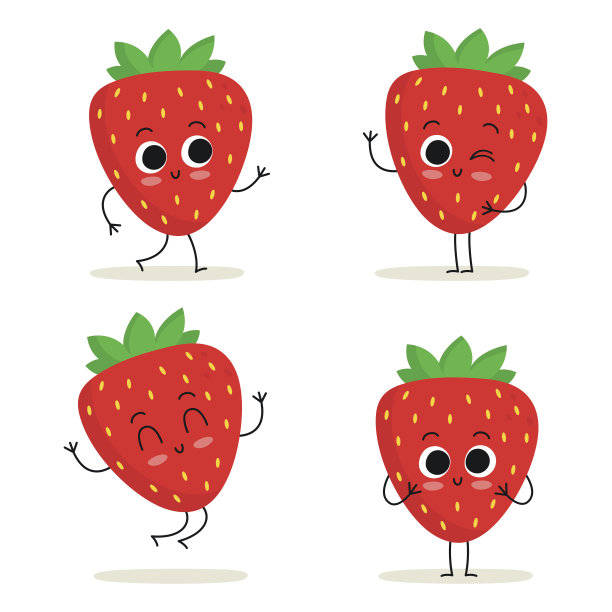 草莓矢量图素材ID：142021576