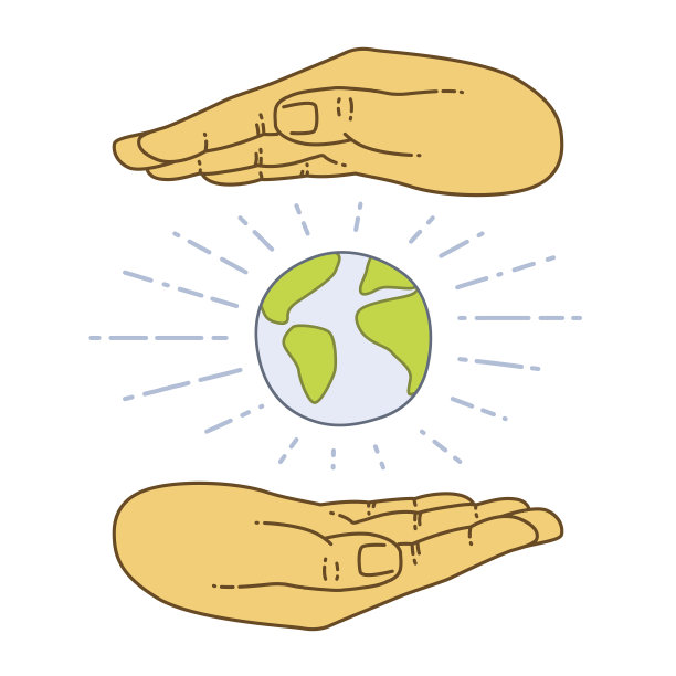 图标设置在平面风格的背景图片下载