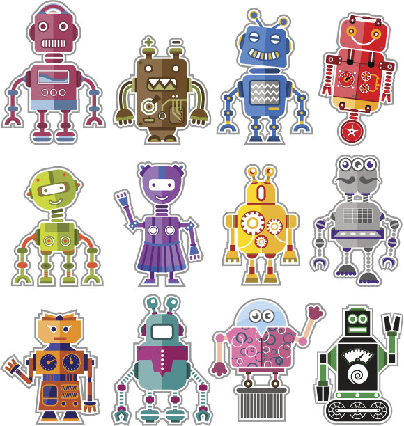 可爱的机器人图片下载