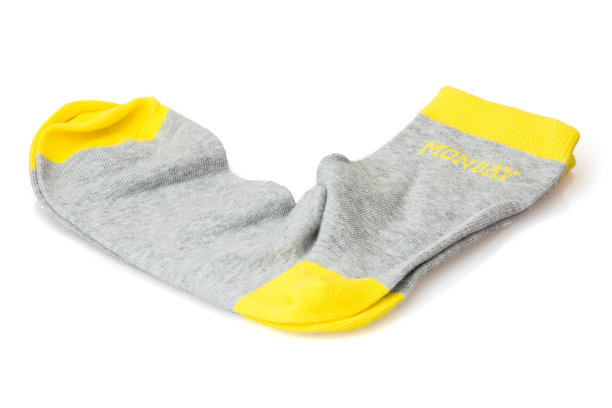 孤立羊毛袜子与题字星期一图片下载