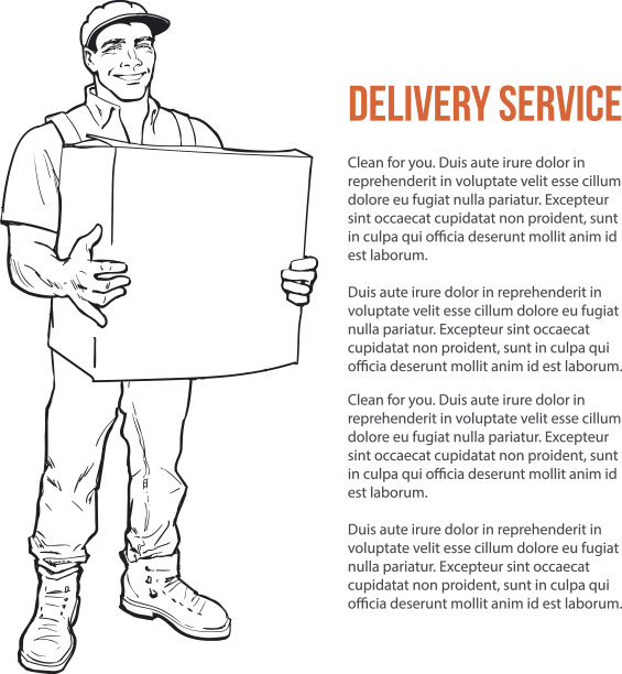 交付的货物。移动公司图片下载