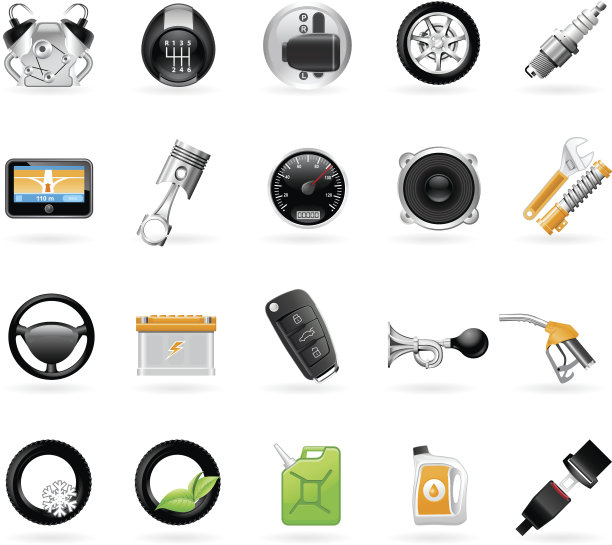 车辆服务中心(汽车维修站)图标图片下载