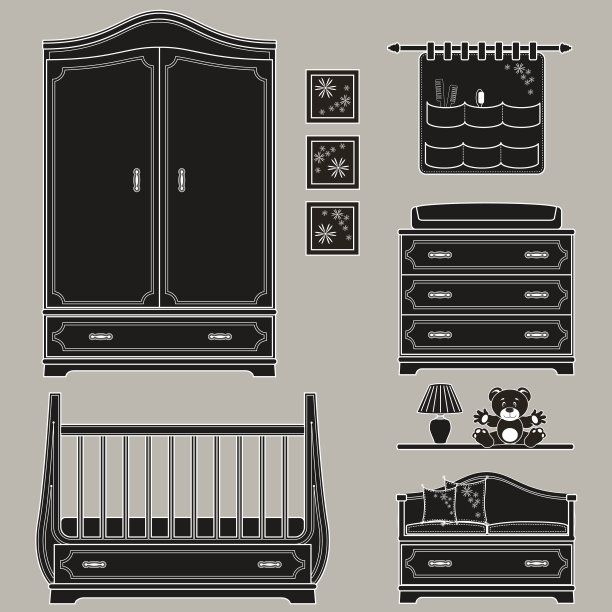 图标的孩子的房间图片下载