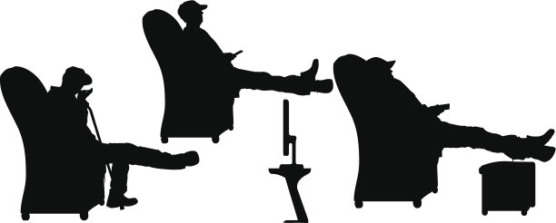 一个人的矢量剪影。图片下载