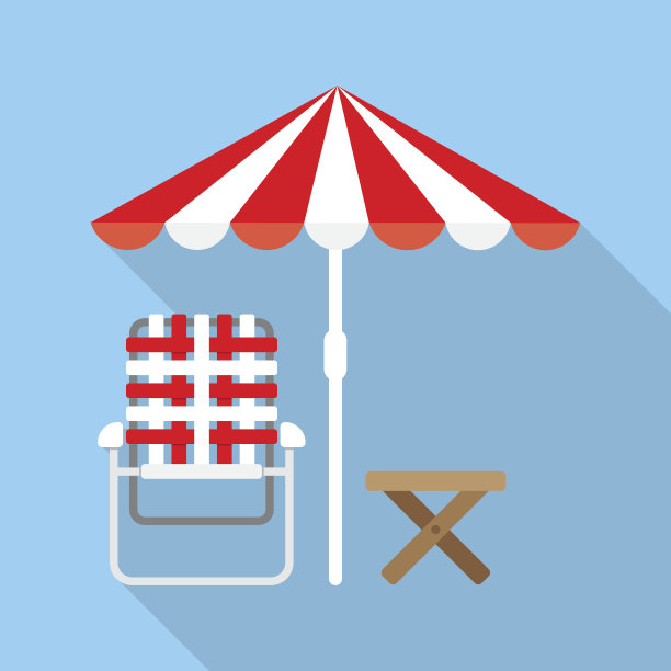 懒人海滩日光浴浴床图片下载