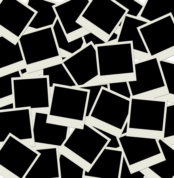 一堆空白的复古照片，为你的旅行设计拼贴图片下载