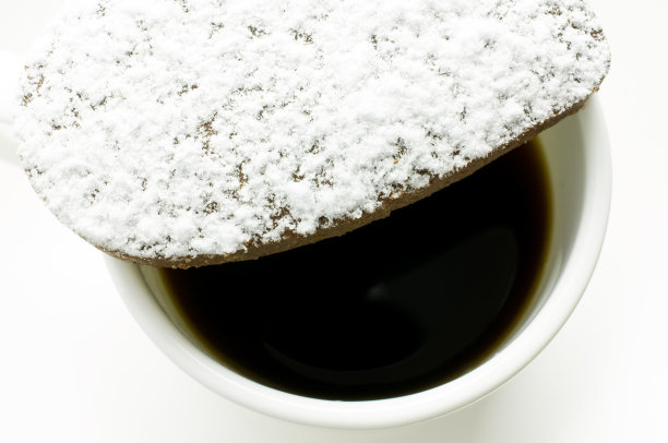 糖粉巧克力心饼干图片下载