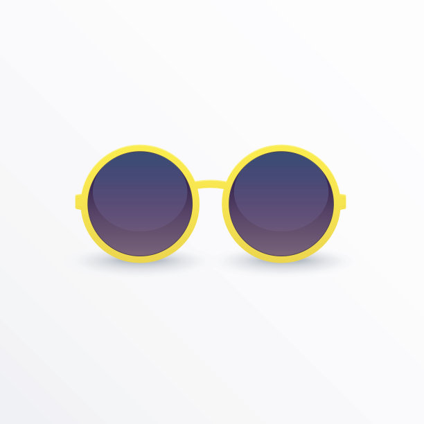 太阳镜图标矢量素材图片下载