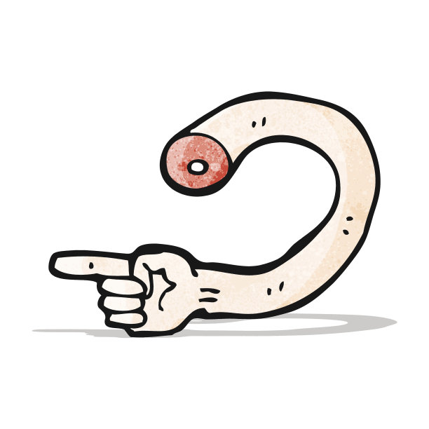 指向手臂卡通图片下载