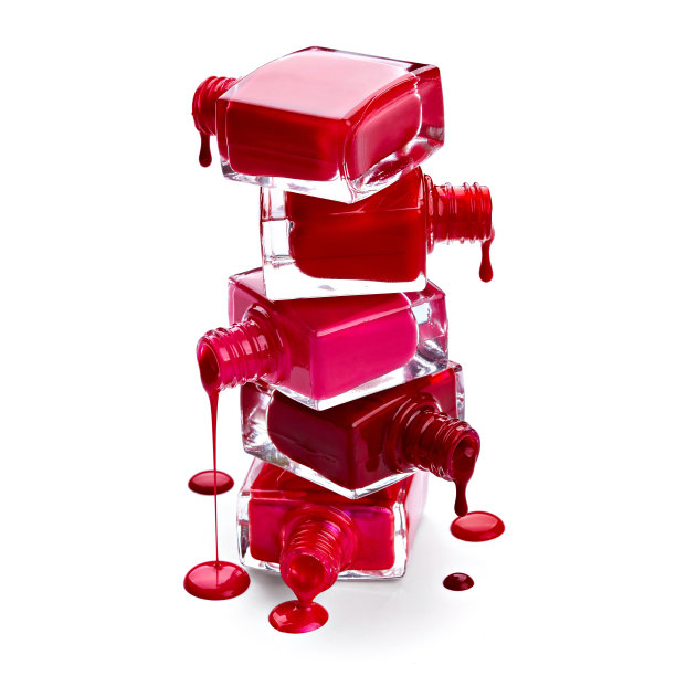 瓶子里洒了指甲油图片下载