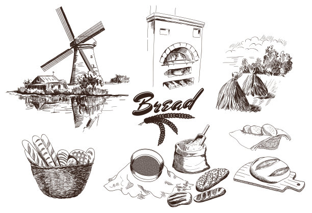 面包店的产品图片下载