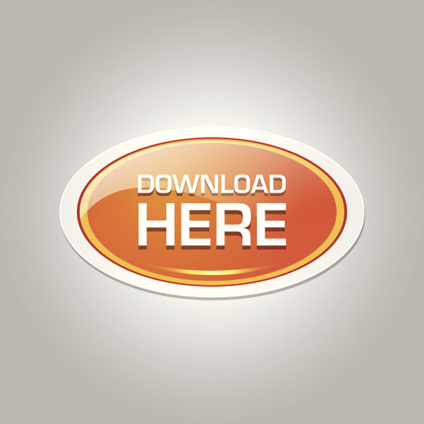 下载这里光滑闪亮的椭圆矢量按钮图片下载