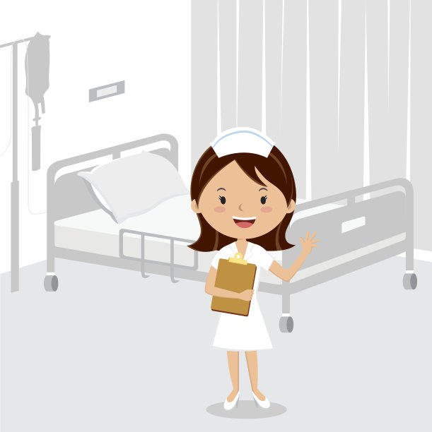 医院病房的护士素材图片