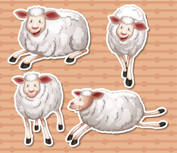 羊集素材图片