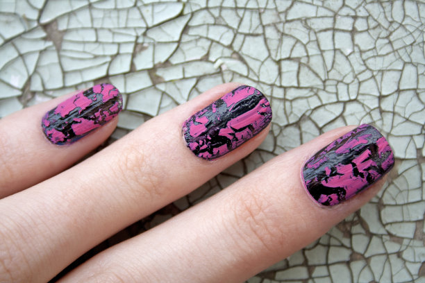 美丽的指甲特写镜头图片下载