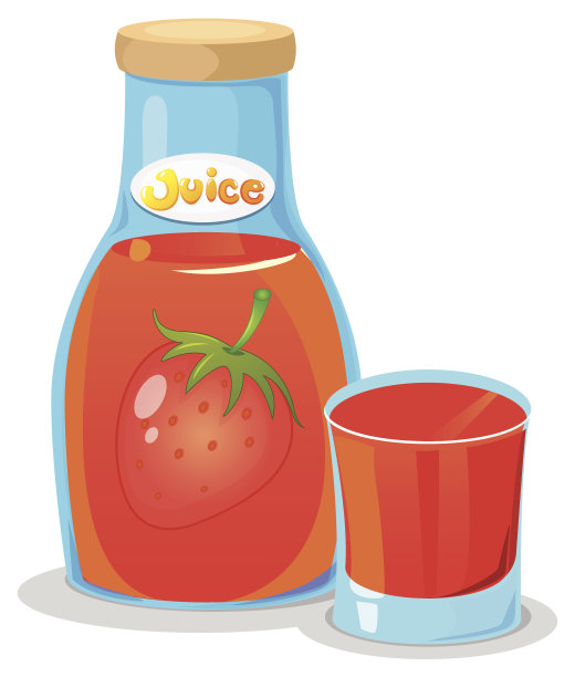 一瓶草莓汁图片下载