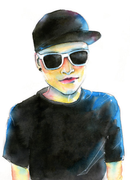 那个戴眼镜的家伙图片下载