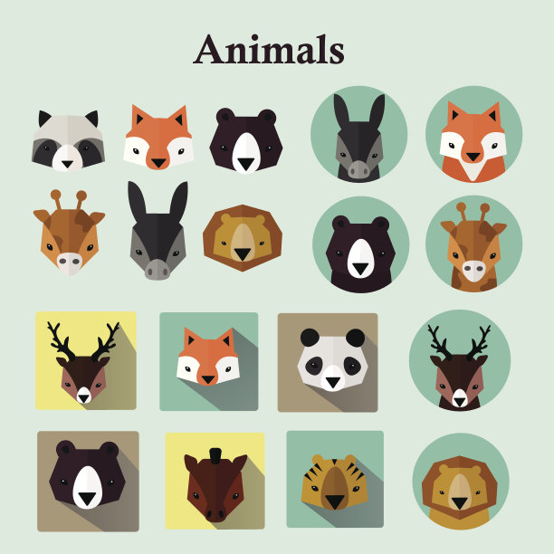 动物头像合集图片下载