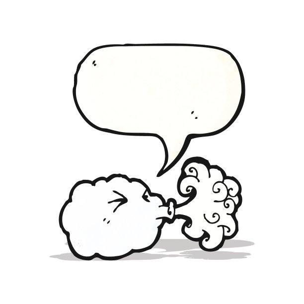 卡通云吹风图片下载