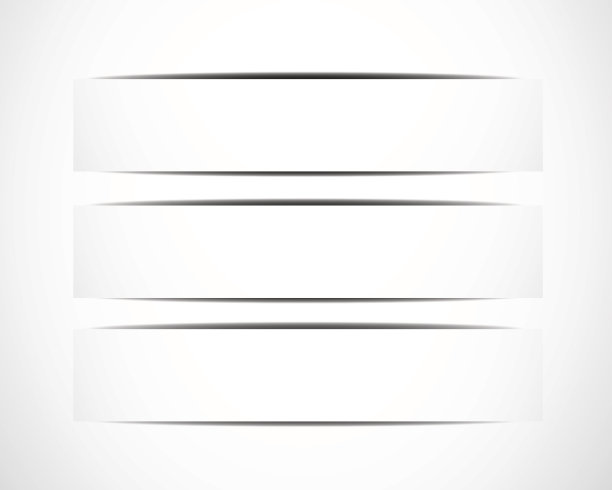 时尚的纸横幅向量集图片下载