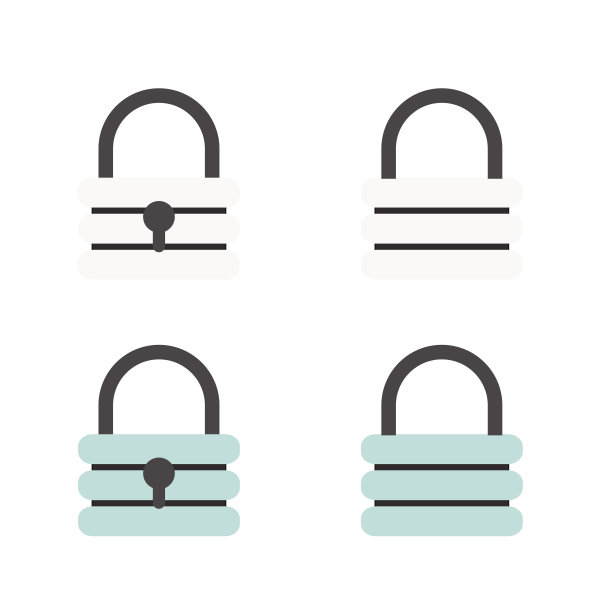 挂锁平图标图片下载