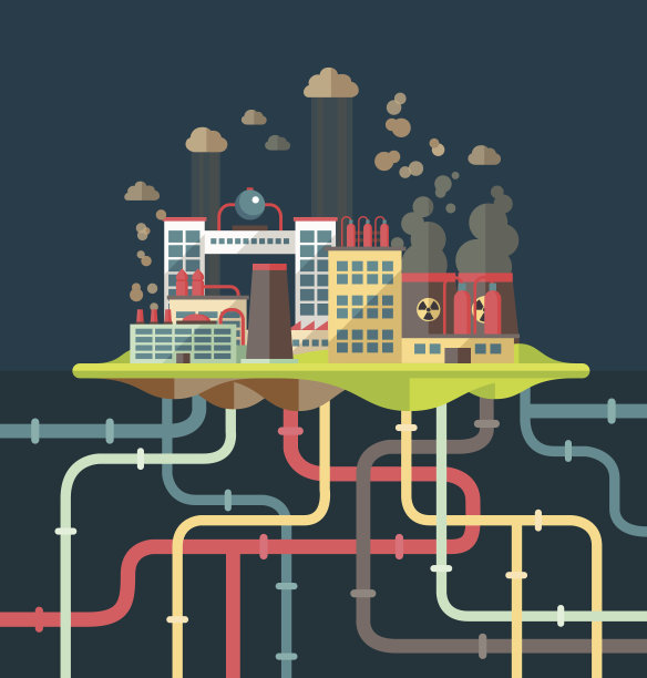 现代平面设计的概念与生态插画具有实效性图片下载