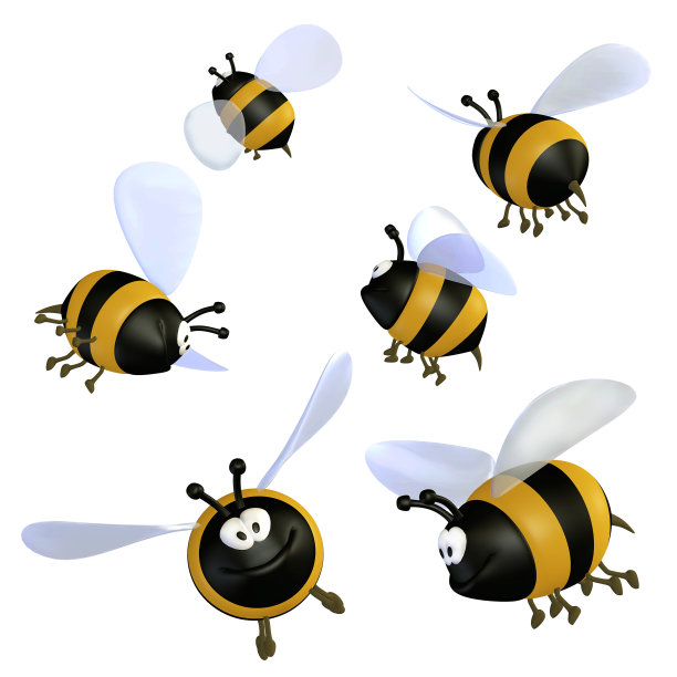 卡通的蜜蜂图片下载