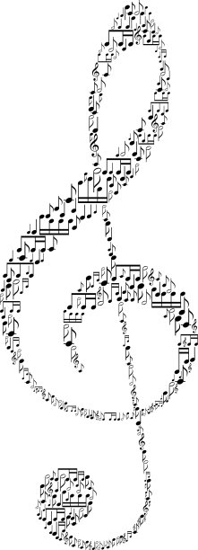 三重clef向量图片下载