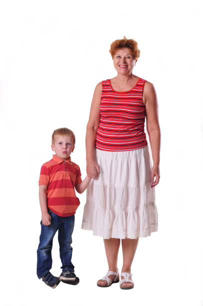 奶奶和孙子在一起图片下载