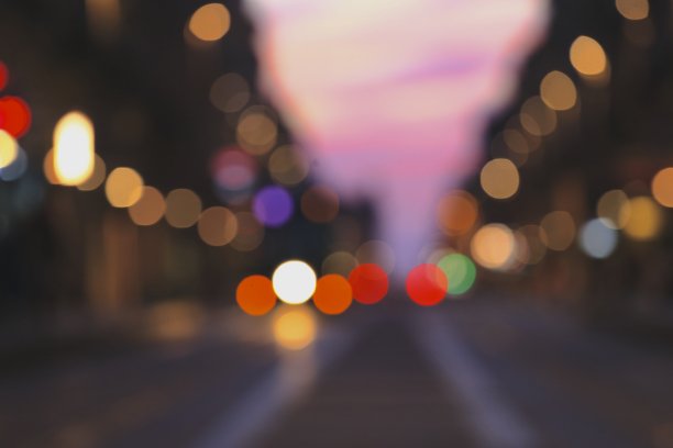 五颜六色的散景图片下载